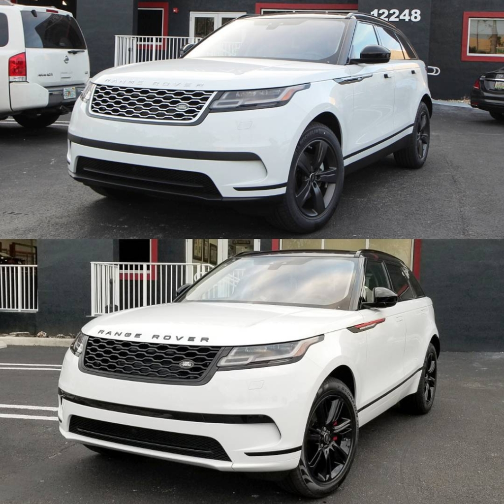 BEFORE & AFTER 2018 Range Rover Velar The Auto Firm