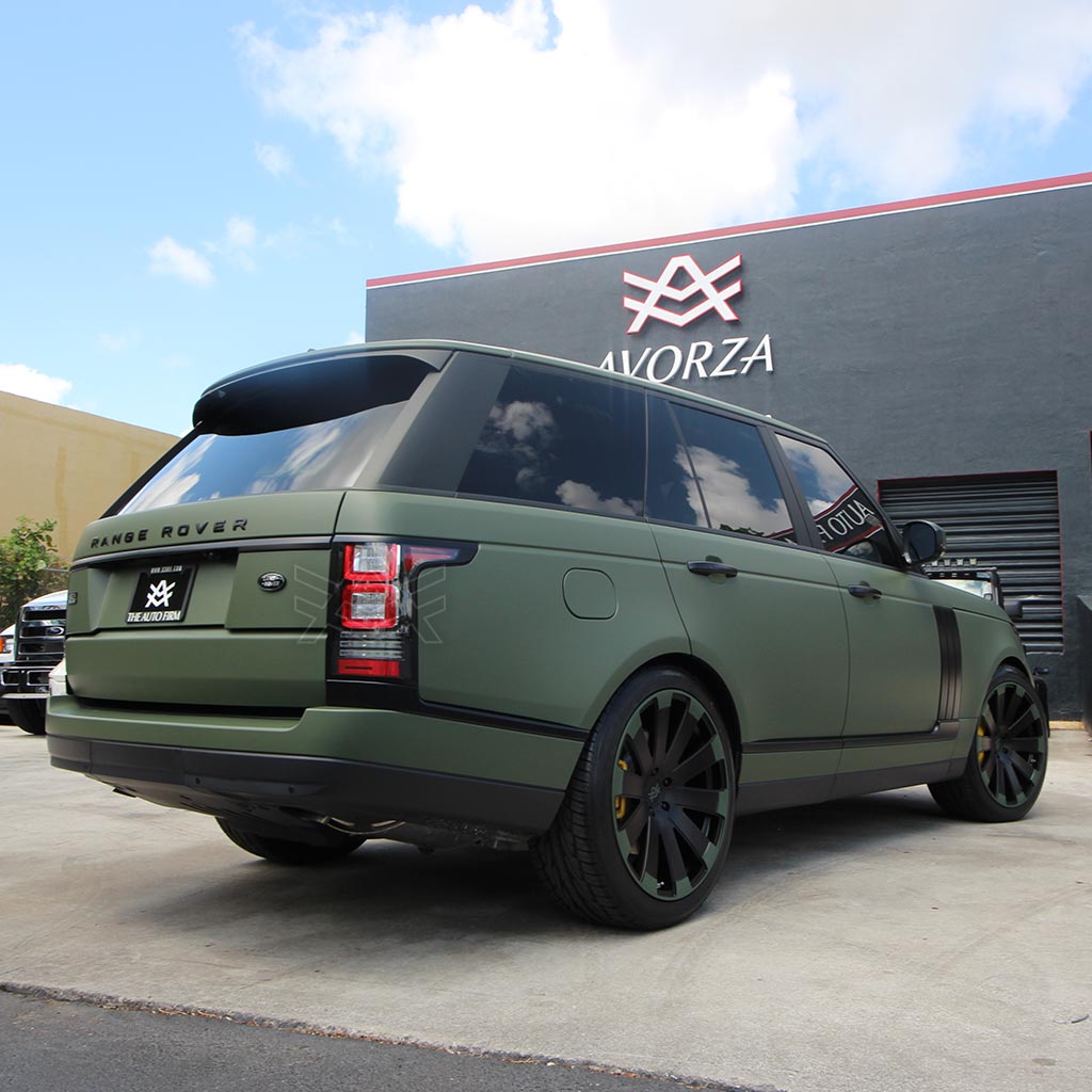 Green LRND Range Rover Avorza By Alex Vega The Auto Firm - The Auto Firm